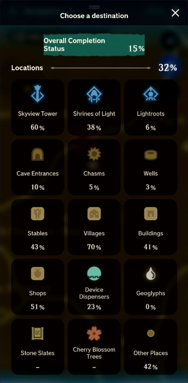 En un celular se muestran los logros registrados en el juego. 